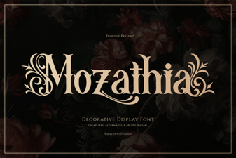 Crafting with the Mozathia Creative Font
