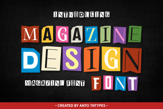 Magazine Design Fonts for Your Next Creative Project