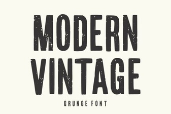 Modern Vintage Fonts for Your Creative Projects