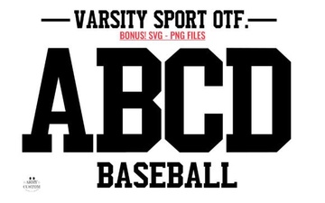 Modern Army Fonts for School Sports Design