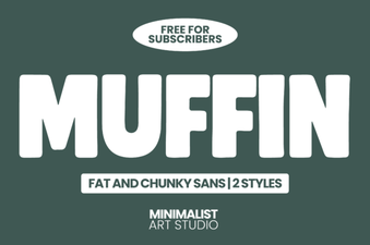 Muffin Font for Graphic Design Projects