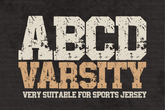 Abcd Varsity Font: Designs, Projects & Free Download